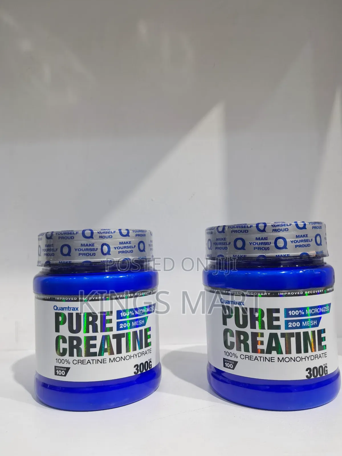 Pure Creatine Monohydrate Supplement (Quamtrax)