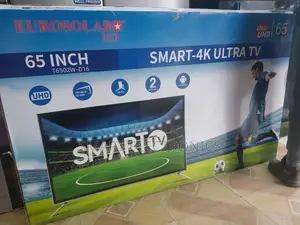 Eurosolar 65 Inch TV Double Glass Smart Uhd TV