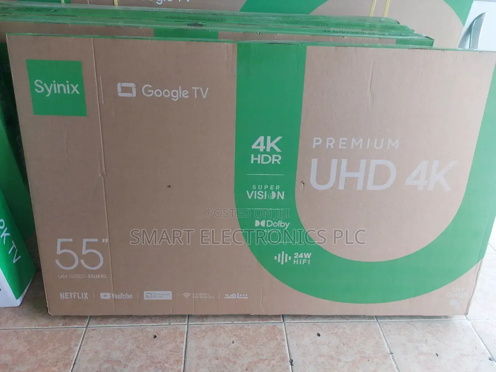Syinix 55 Inch Tv Smart Google Tv Uhd Tv