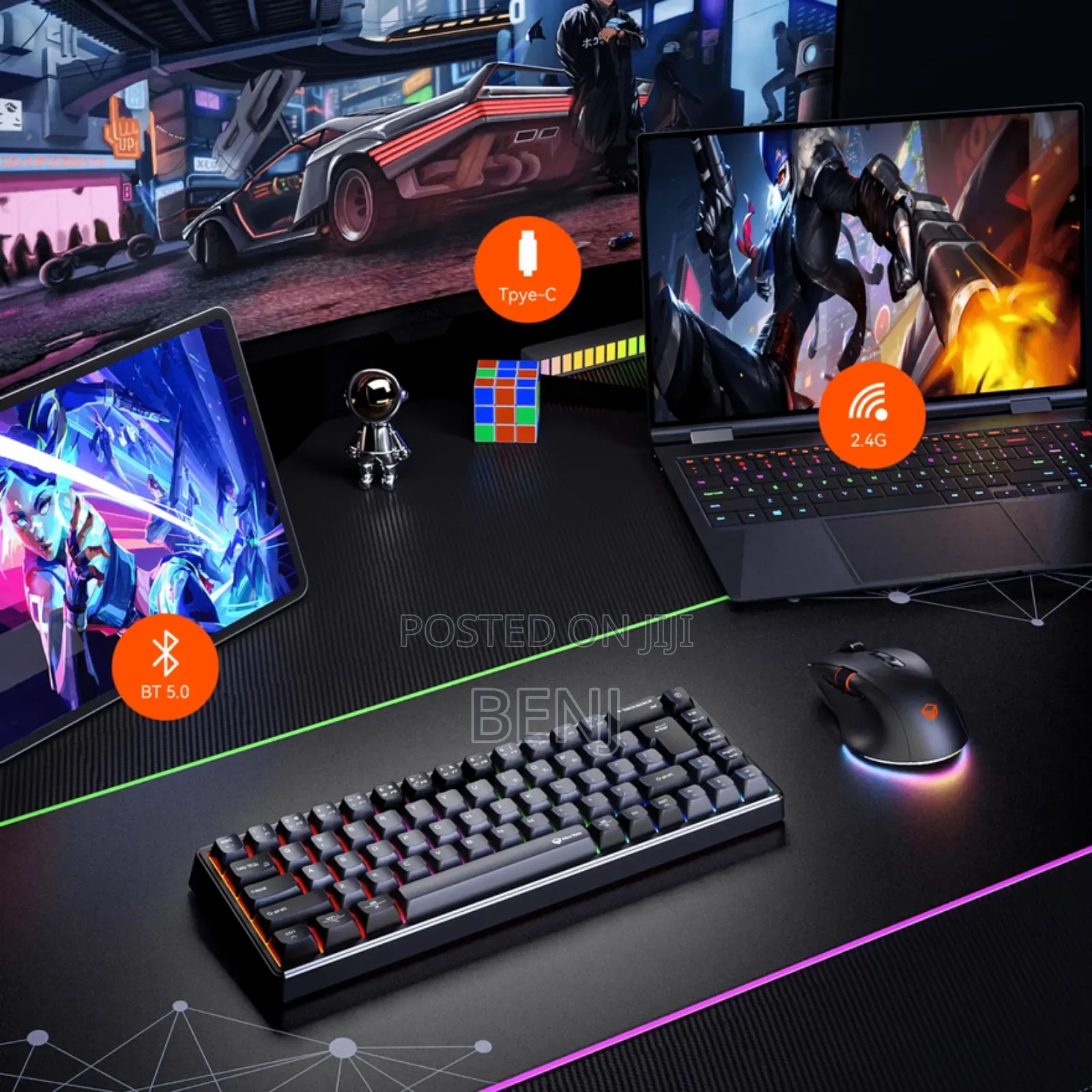 MEETION MK12 Triple Mode Wireless Mechanical Keyboard | RGB