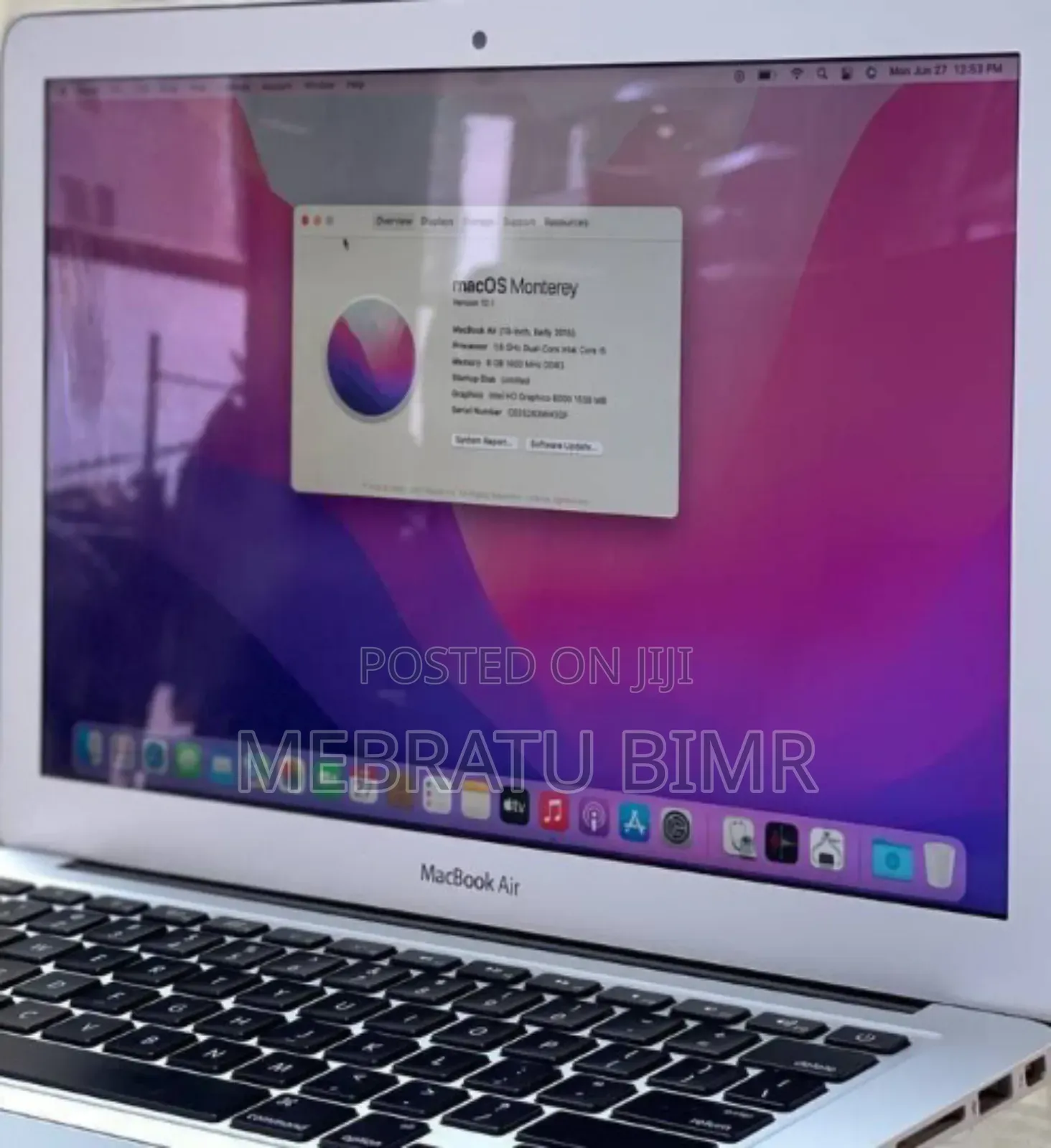 New Laptop Apple MacBook Air 2015 8GB Intel Core I5 SSD 256GB