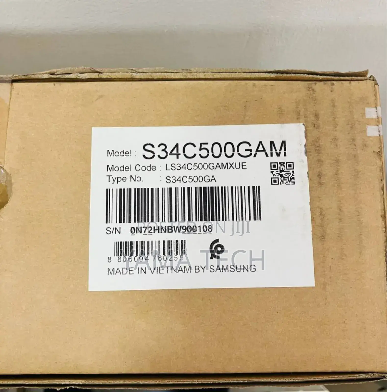 Samsung 34"Inch Monitor