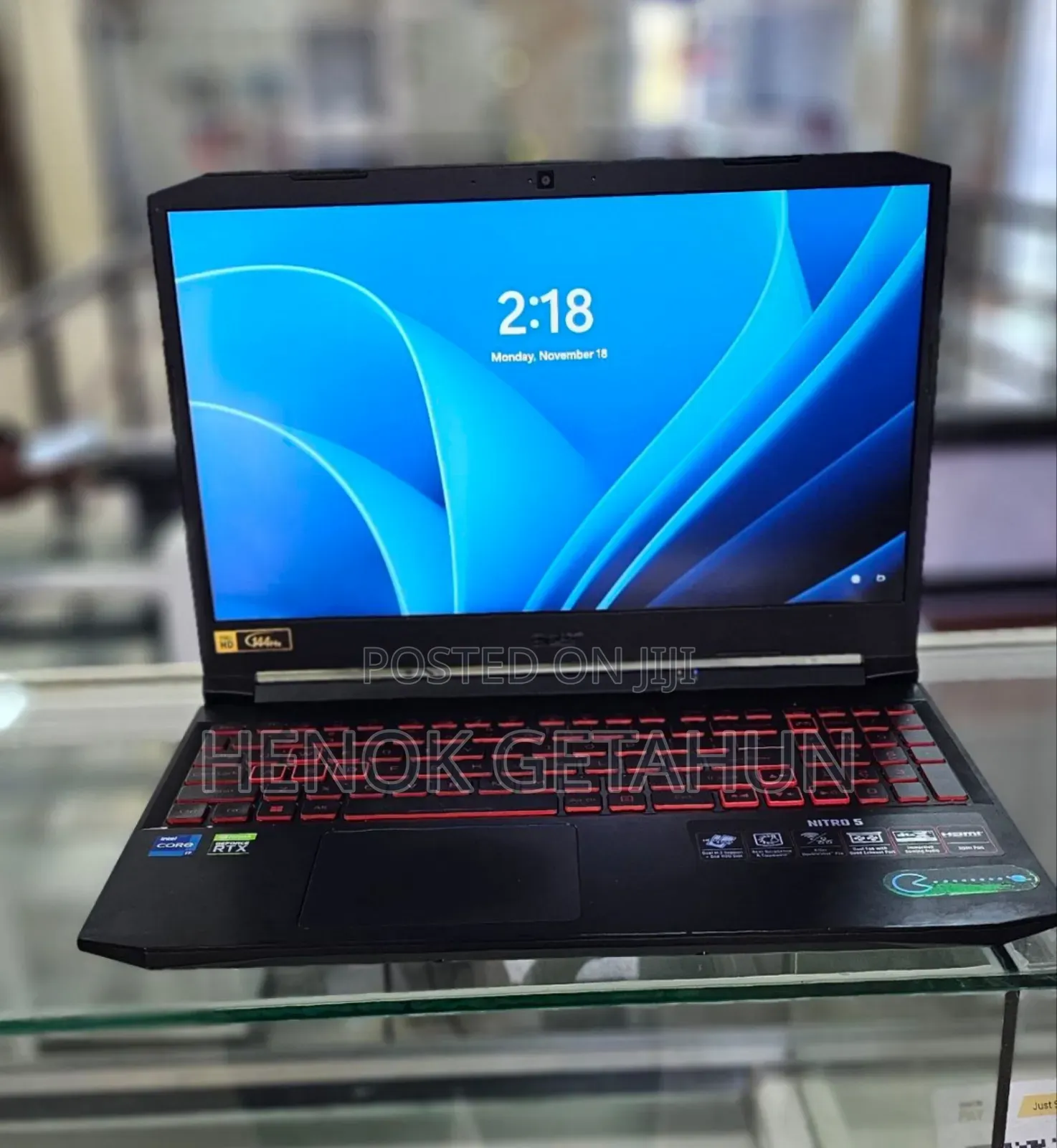 New Laptop Acer Nitro 5 16GB Intel Core I7 SSD 512GB