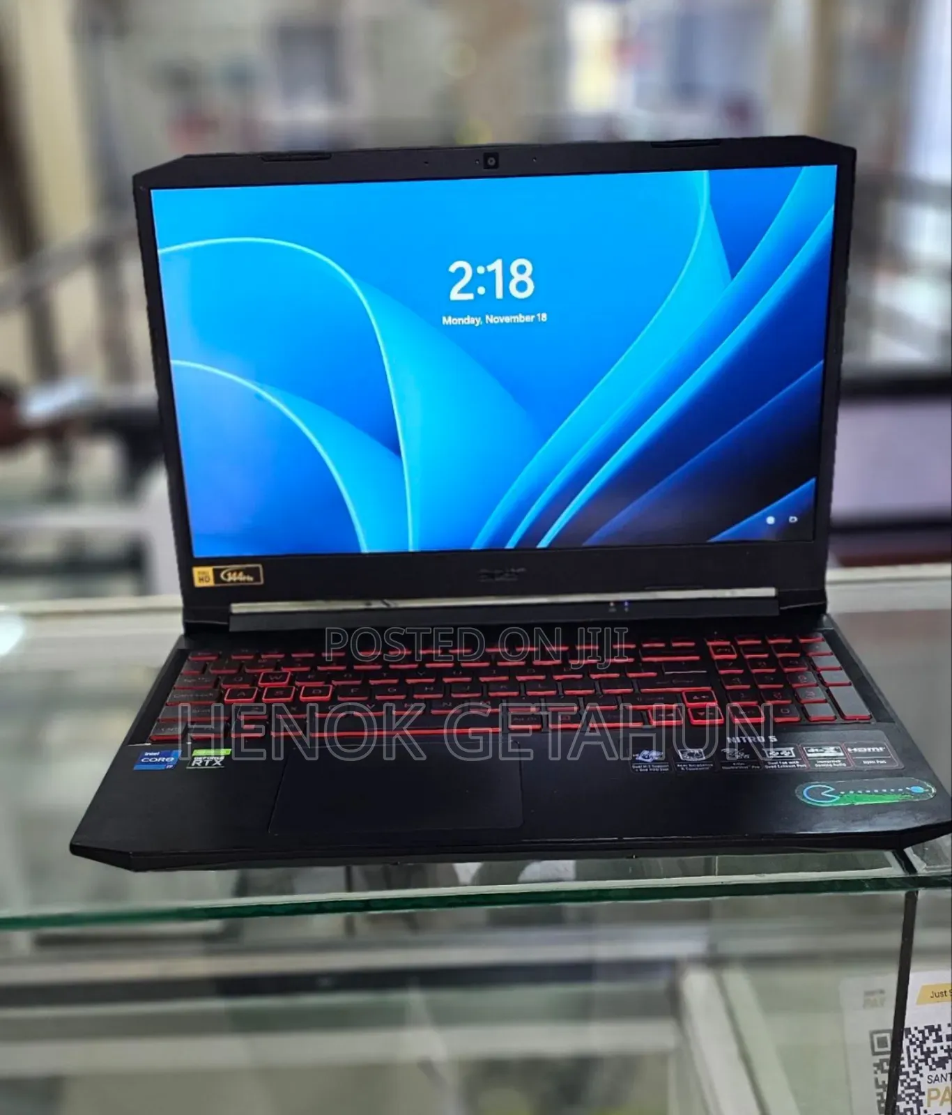 New Laptop Acer Nitro 5 16GB Intel Core I7 SSD 512GB