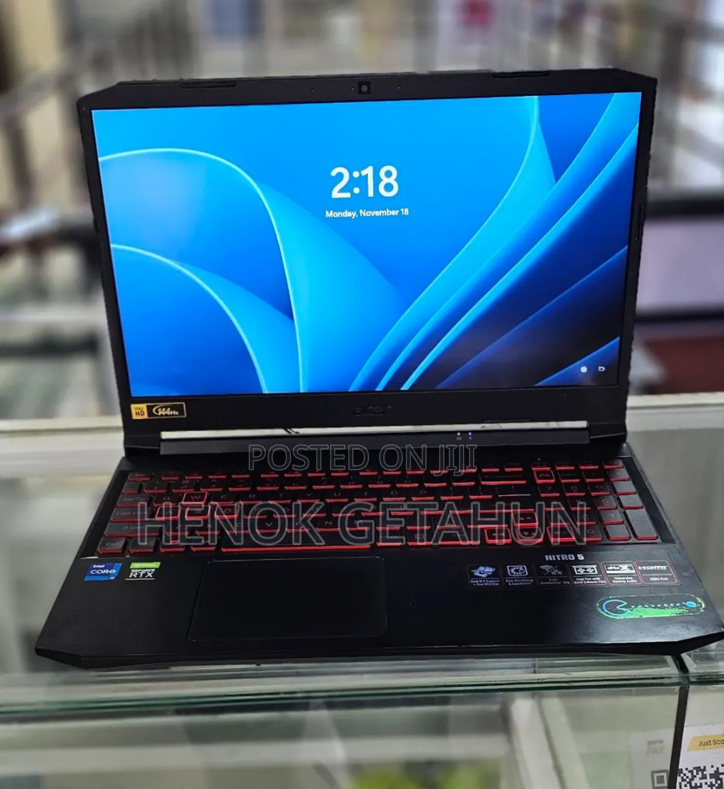 New Laptop Acer Nitro 5 16GB Intel Core I7 SSD 512GB
