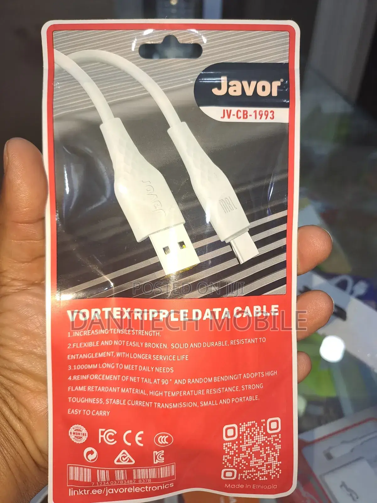 Javor Vortex Ripple Data Cable