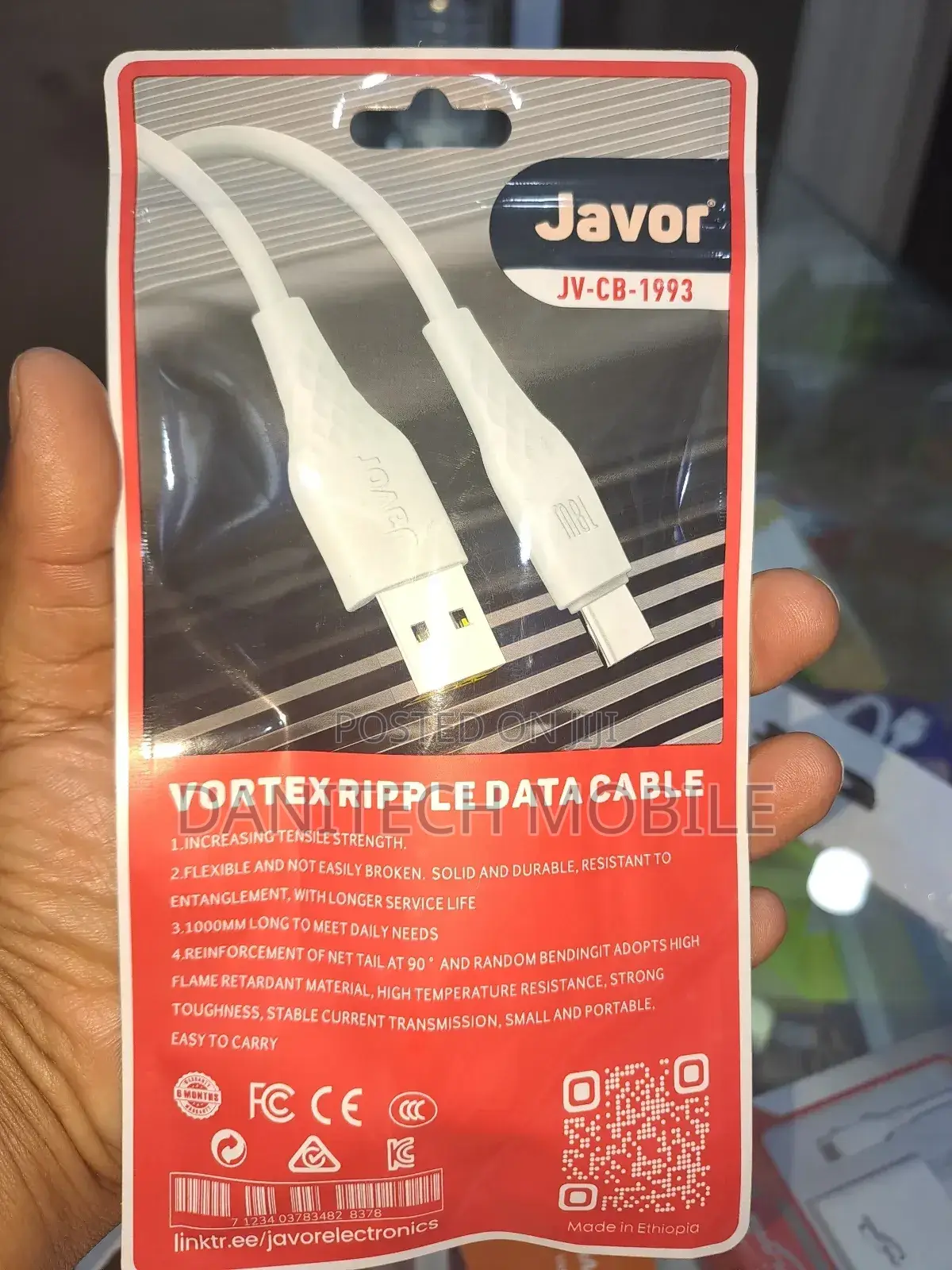 Javor Vortex Ripple Data Cable