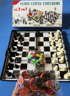Ludo 3in1 Game Sets | Ludo+ Chess+ Checkers ከቤተሰብዎ ጋር ይጫወቱ፤