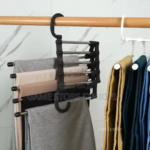 Magic Trouser Hangers, 5in1ቦታ ቆጣቢ የጅንስ መስቀያ Call