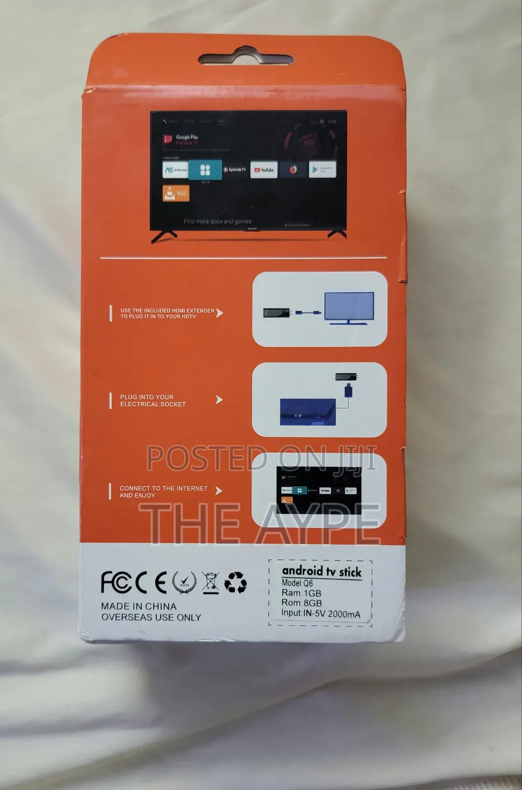 Q6 Tv Stick – የሞባይል እና ስልክ ማያ መቆሚያ በandroid 10