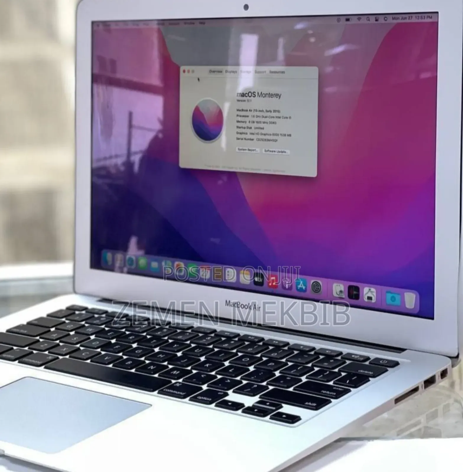 New Laptop Apple MacBook Air 2015 8GB Intel Core I5 SSD 256GB