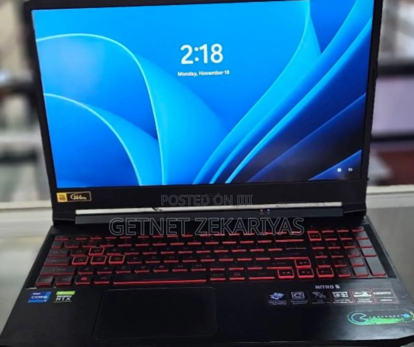 New Laptop Acer Nitro 5 16GB Intel Core I7 SSD 512GB