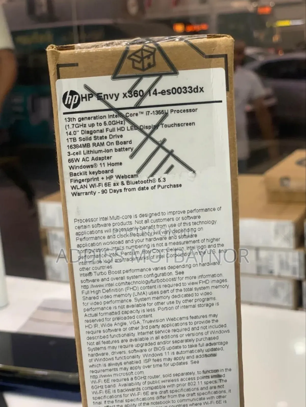 New Laptop HP Envy X360 16GB Intel Core I7 SSD 1T