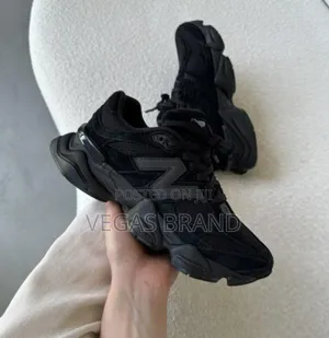 Photo - New Balance 9060 Triple Black Super Master Quality Shoes