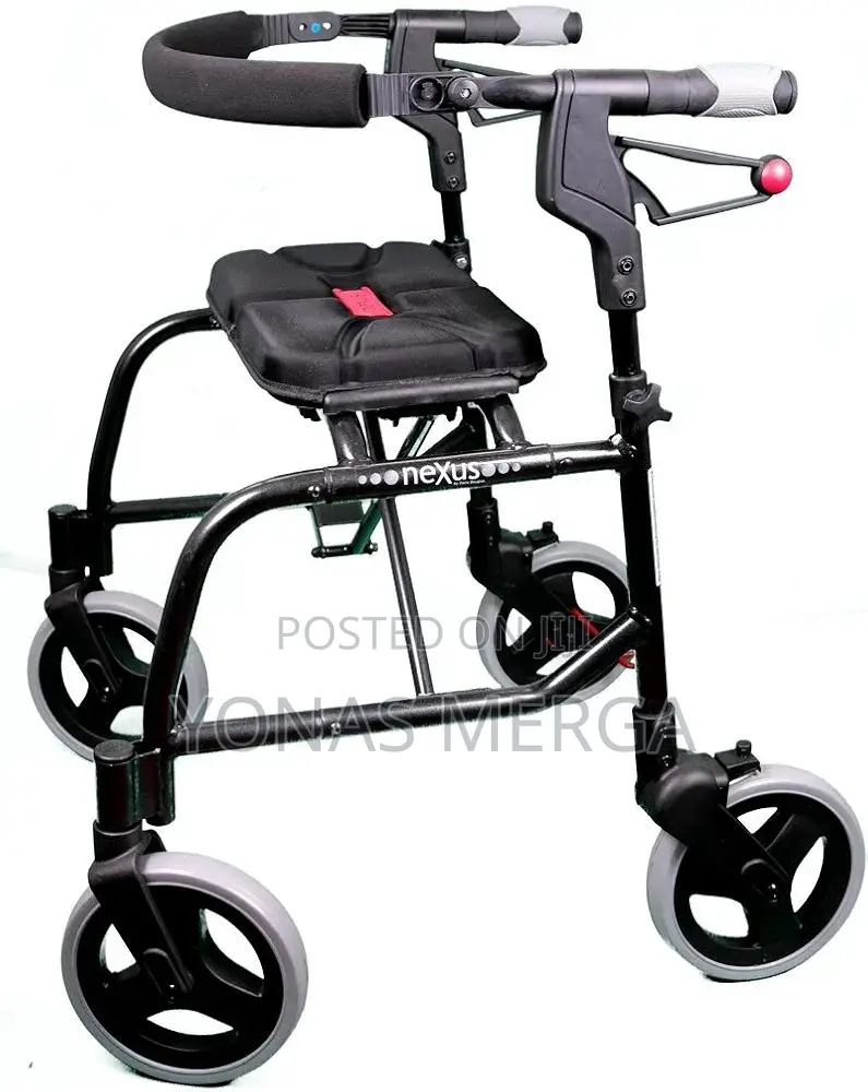 Walker Walker Strong Sturdy the Rollator Has a Double-Banded