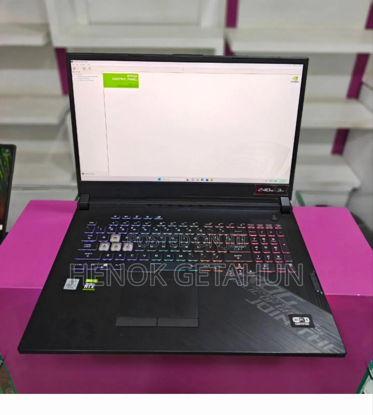 New Laptop Asus ROG Strix G17 16GB Intel Core I7 SSD 1T