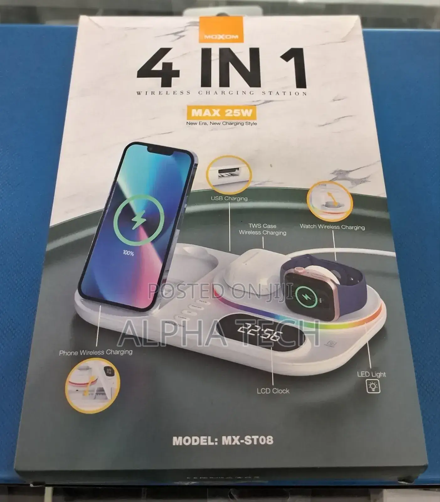 Wireless Charging Station (4 in 1)