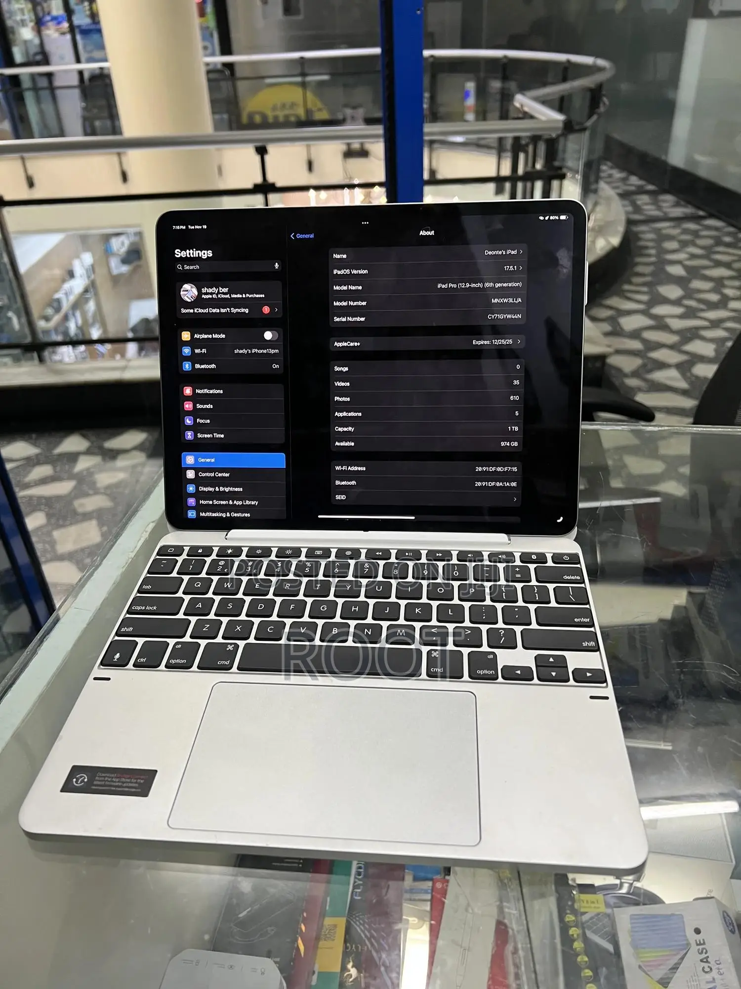 Apple iPad Pro 12.9 (2021) 1 TB Silver