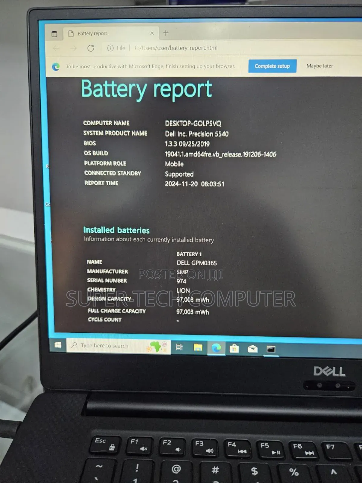 New Laptop Dell Precision 5540 16GB Intel Core I9 SSD 512GB