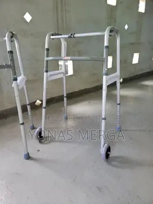 Steel FOLDING WALKER WITH WHEEL,Home Shri Kumaran Surgical