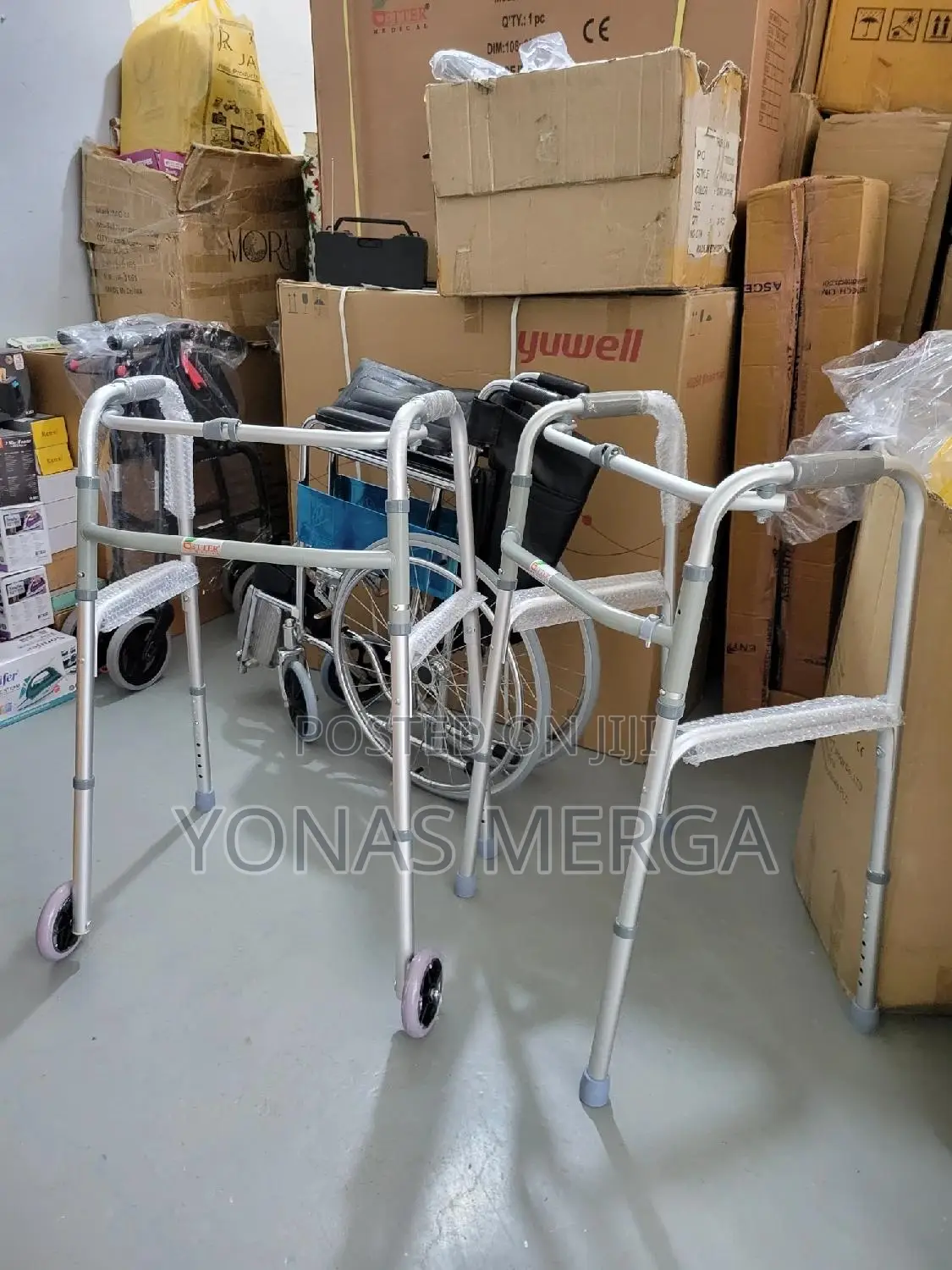 Aluminum Walker Greater Clearance for the Legs While Walking