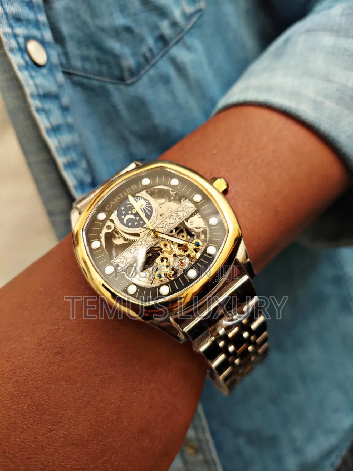 Cartier Automatic Mechanical Mens Orignalwatch