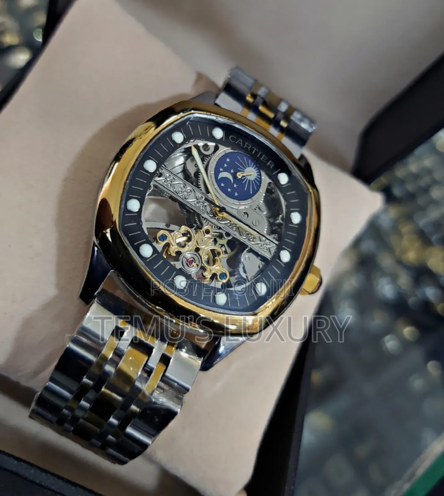 Cartier Automatic Mechanical Mens Orignalwatch