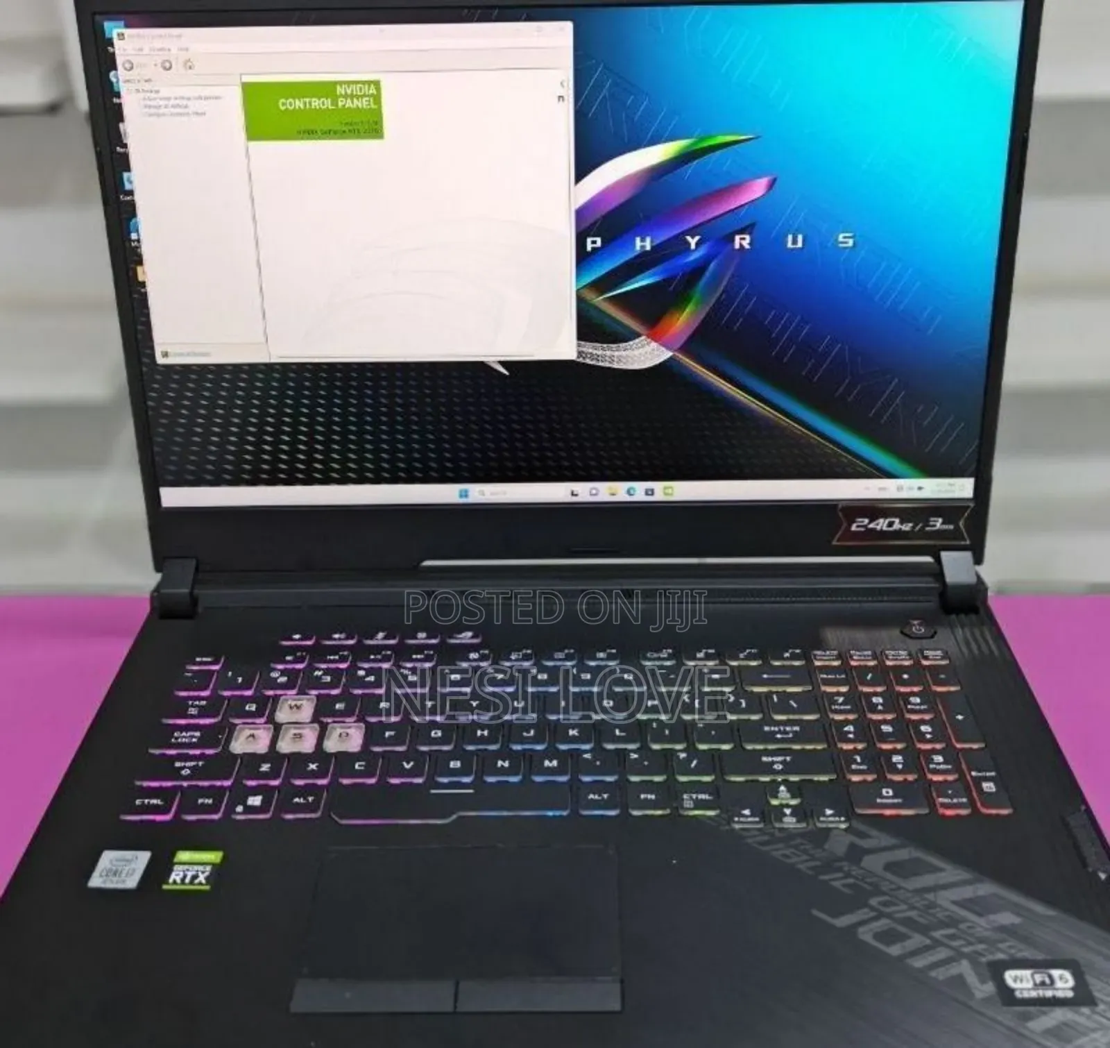 New Laptop Asus ROG Strix G17 16GB Intel Core I7 SSD 1T