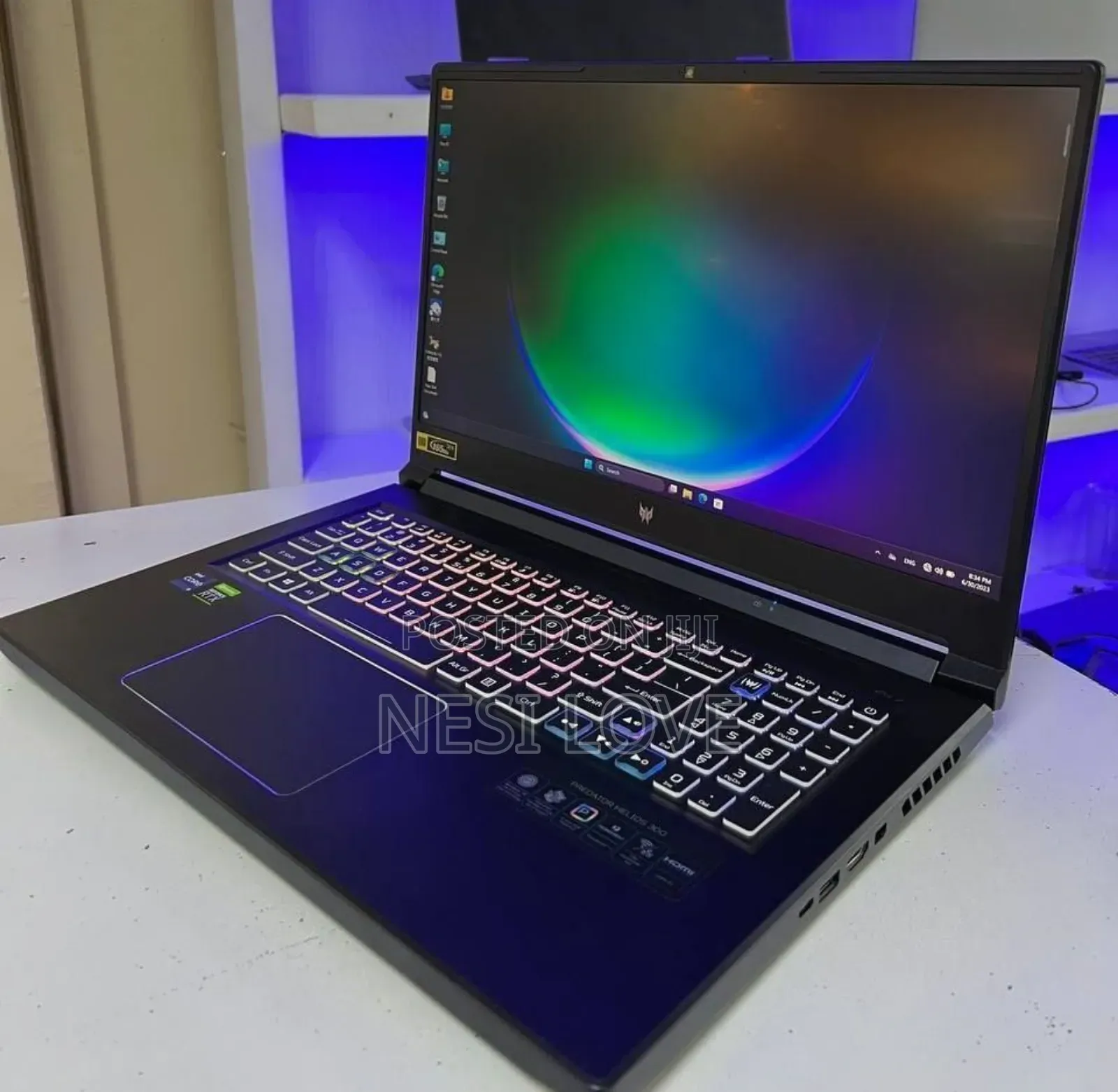 New Laptop Acer Predator Helios 300 16GB Intel Core I9 SSD 1T