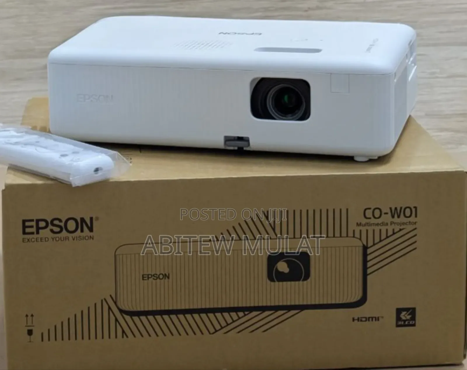 Brand New Epson Projector CO-W01 With Cartoon