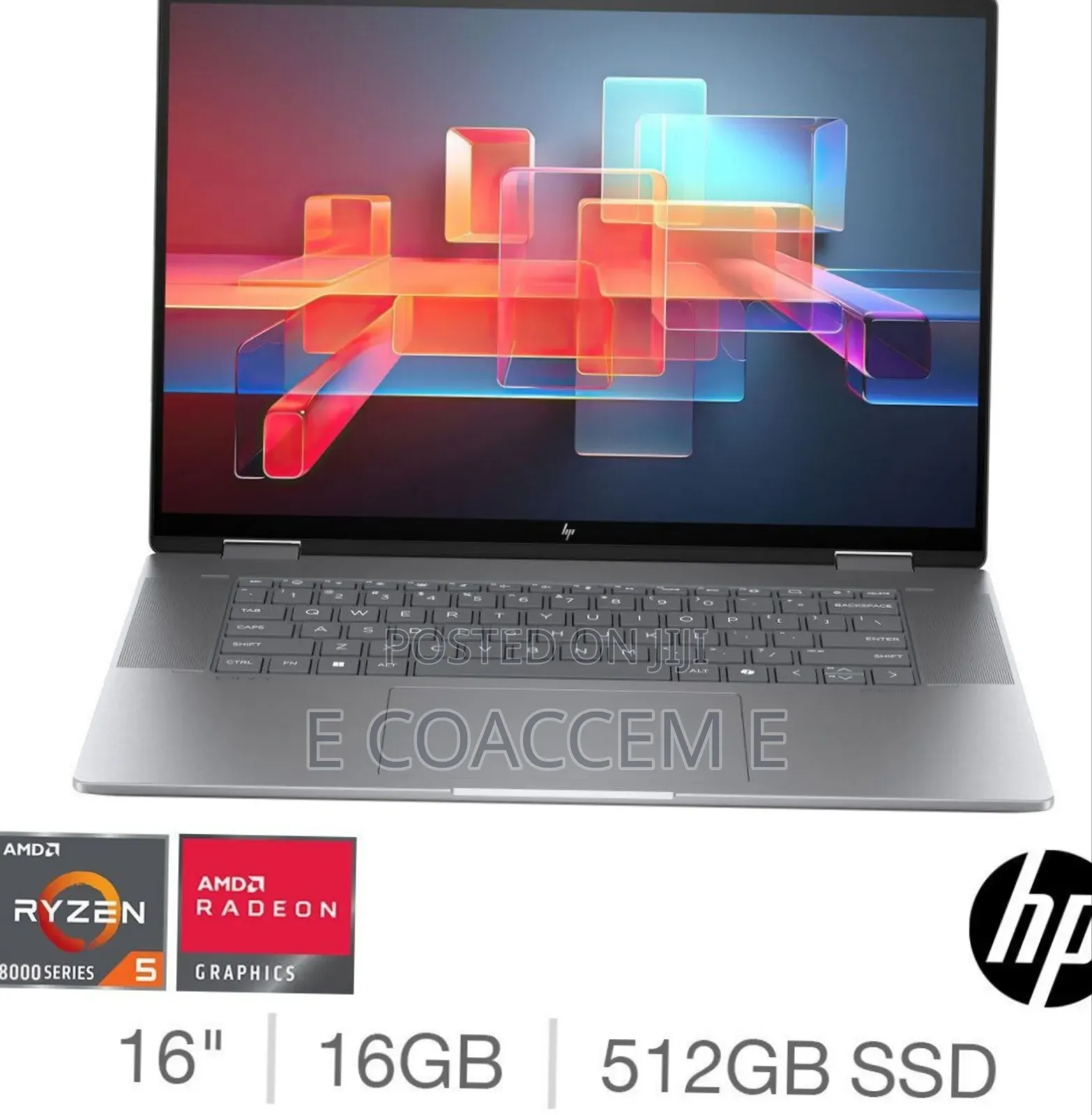 New Laptop HP 16GB AMD Ryzen 5 SSD 512GB