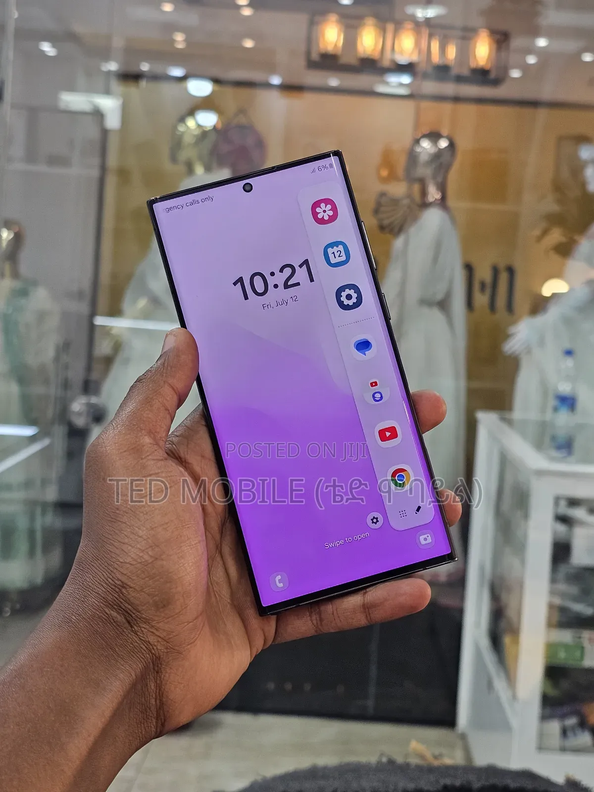 New Samsung Galaxy S22 Ultra 256 GB Black