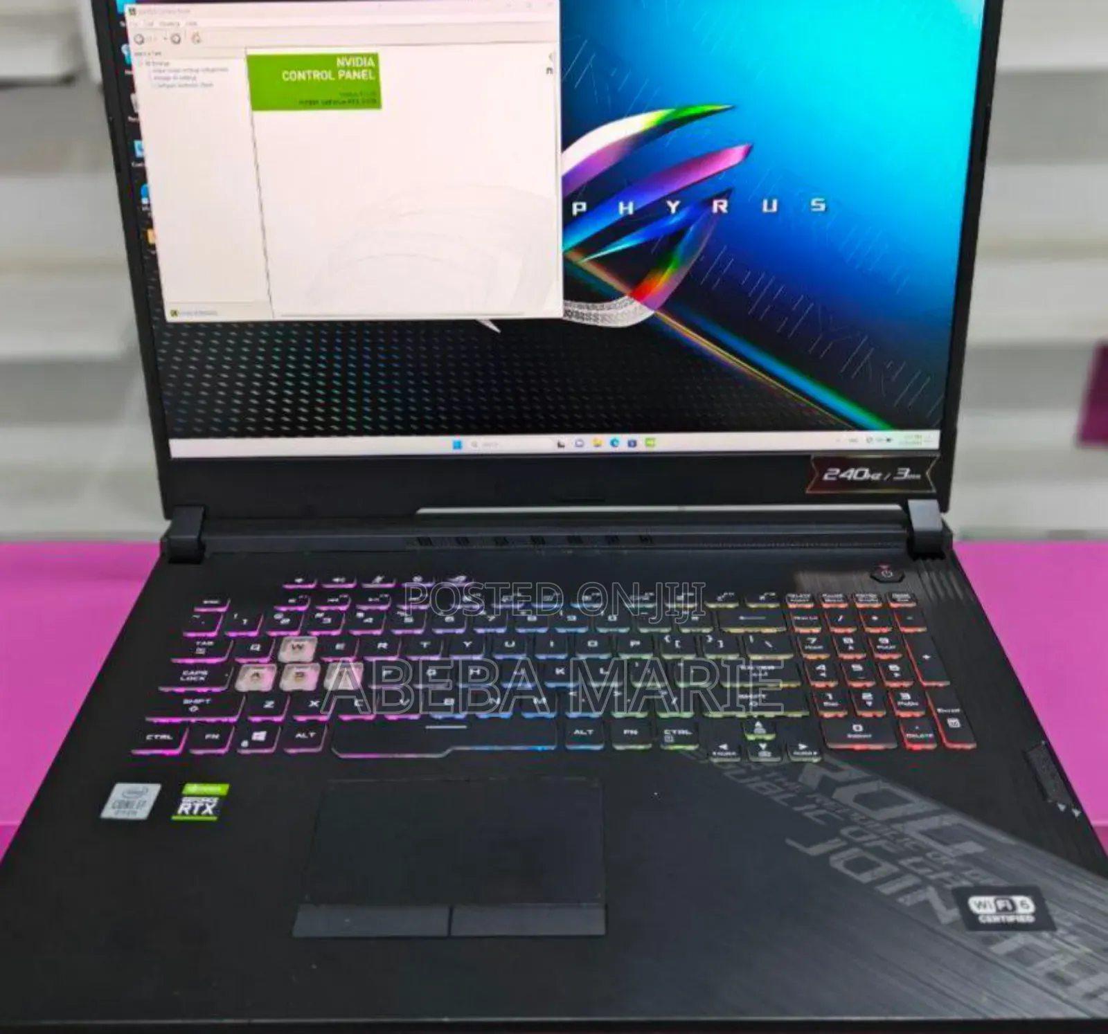 New Laptop Asus ROG Strix G17 16GB Intel Core I7 SSD 1T