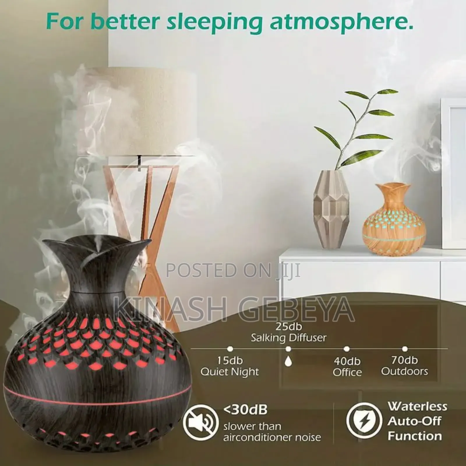 Flower Air Humidifier(ለግሩም መአዛ)