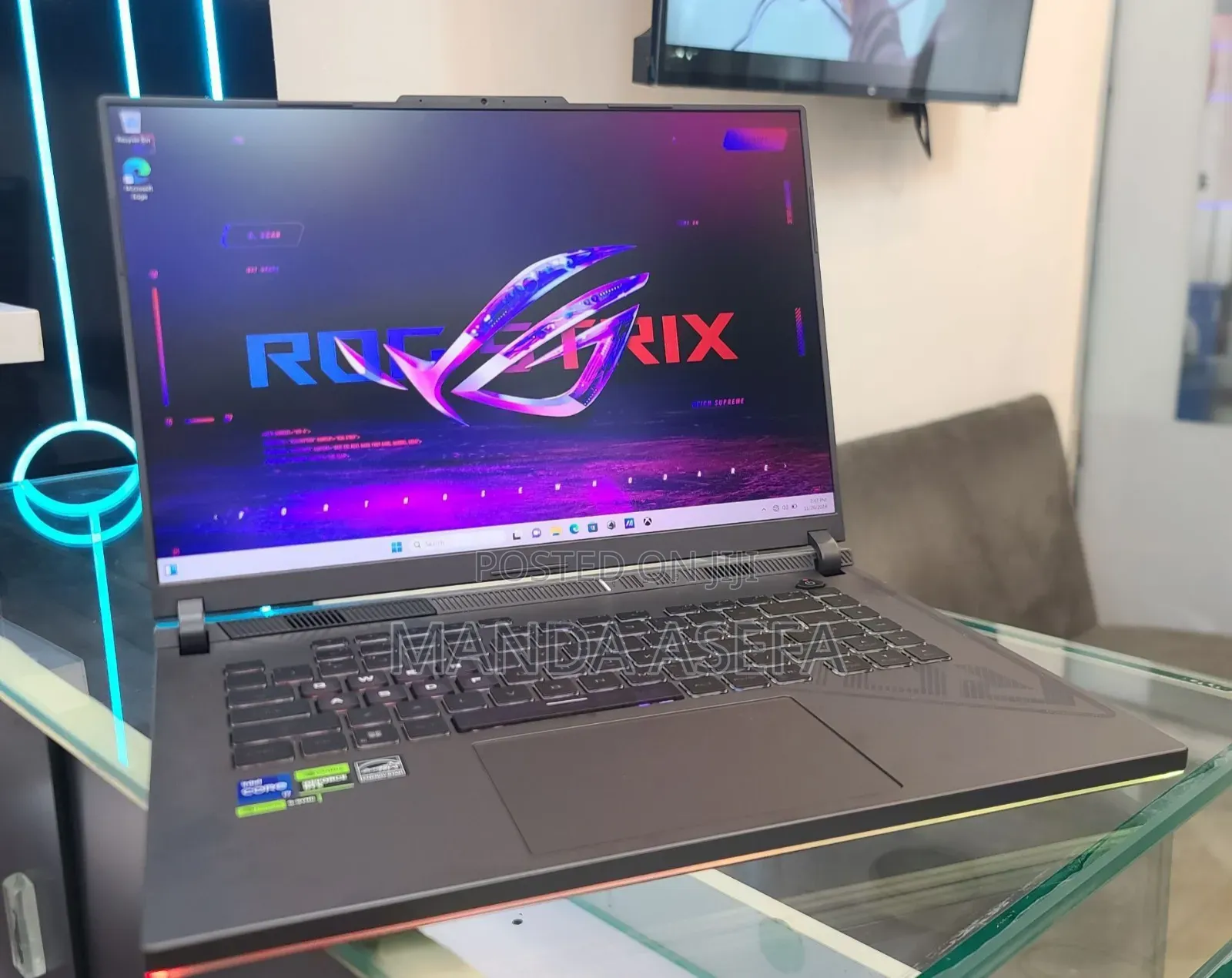 New Laptop Asus ROG Strix G15 16GB Intel Core I7 SSD 1T
