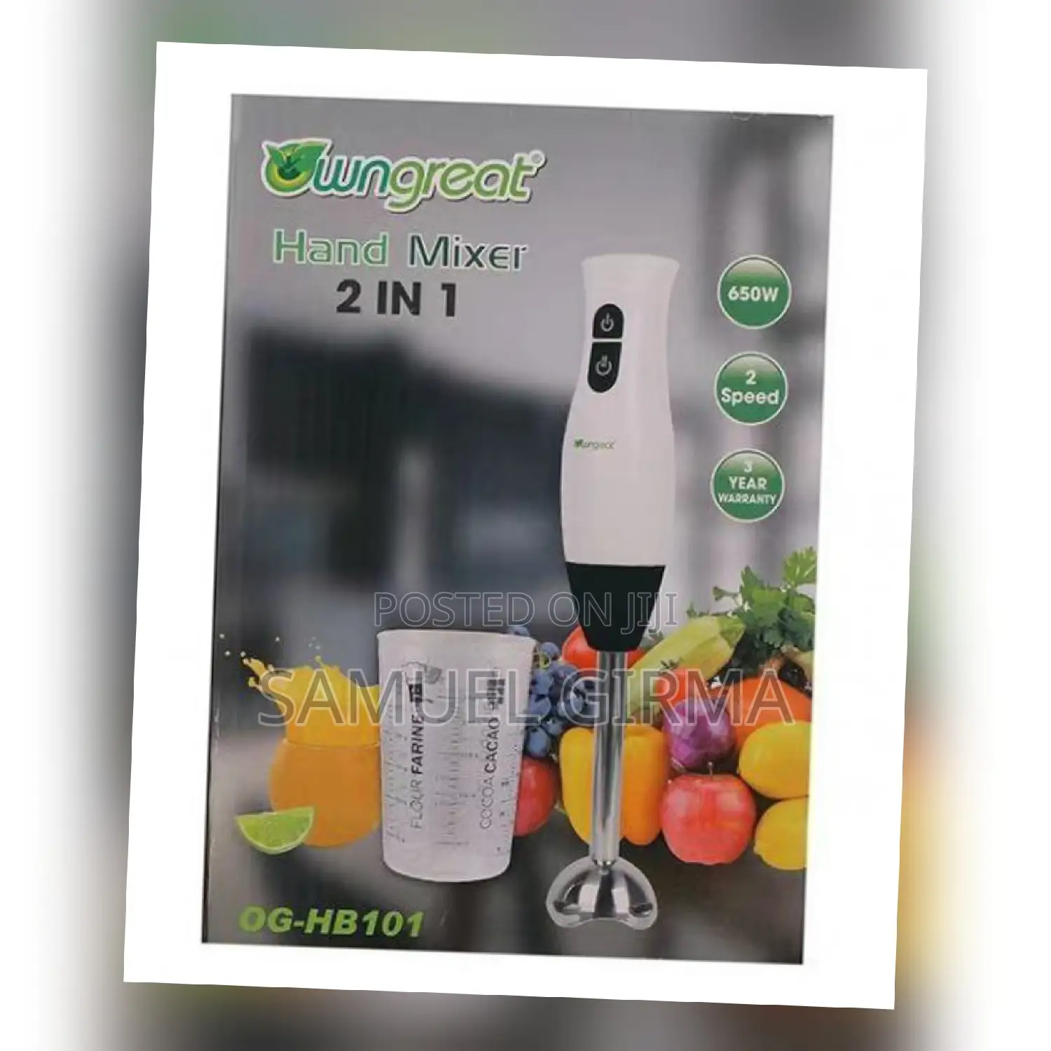 Wngreat 2 in 1 Hand Mixer