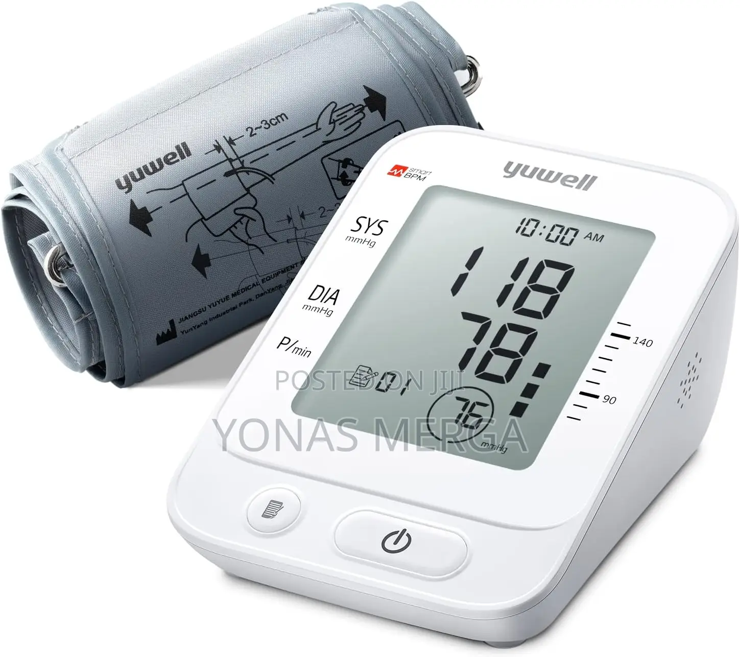 Digital Blood Pressure Monitor/– Powered by 4xaa Batteries