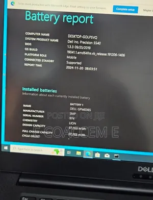 New Laptop Dell 16GB Intel Core I9 SSD 512GB