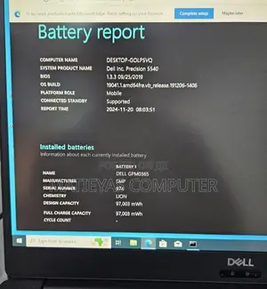 New Laptop Dell Precision 5540 16GB Intel Core I9 SSD 512GB