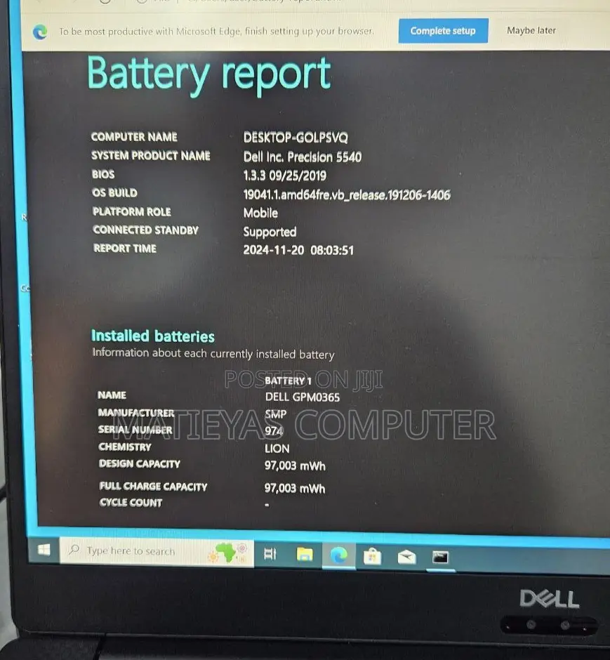 New Laptop Dell Precision 5540 16GB Intel Core I9 SSD 512GB