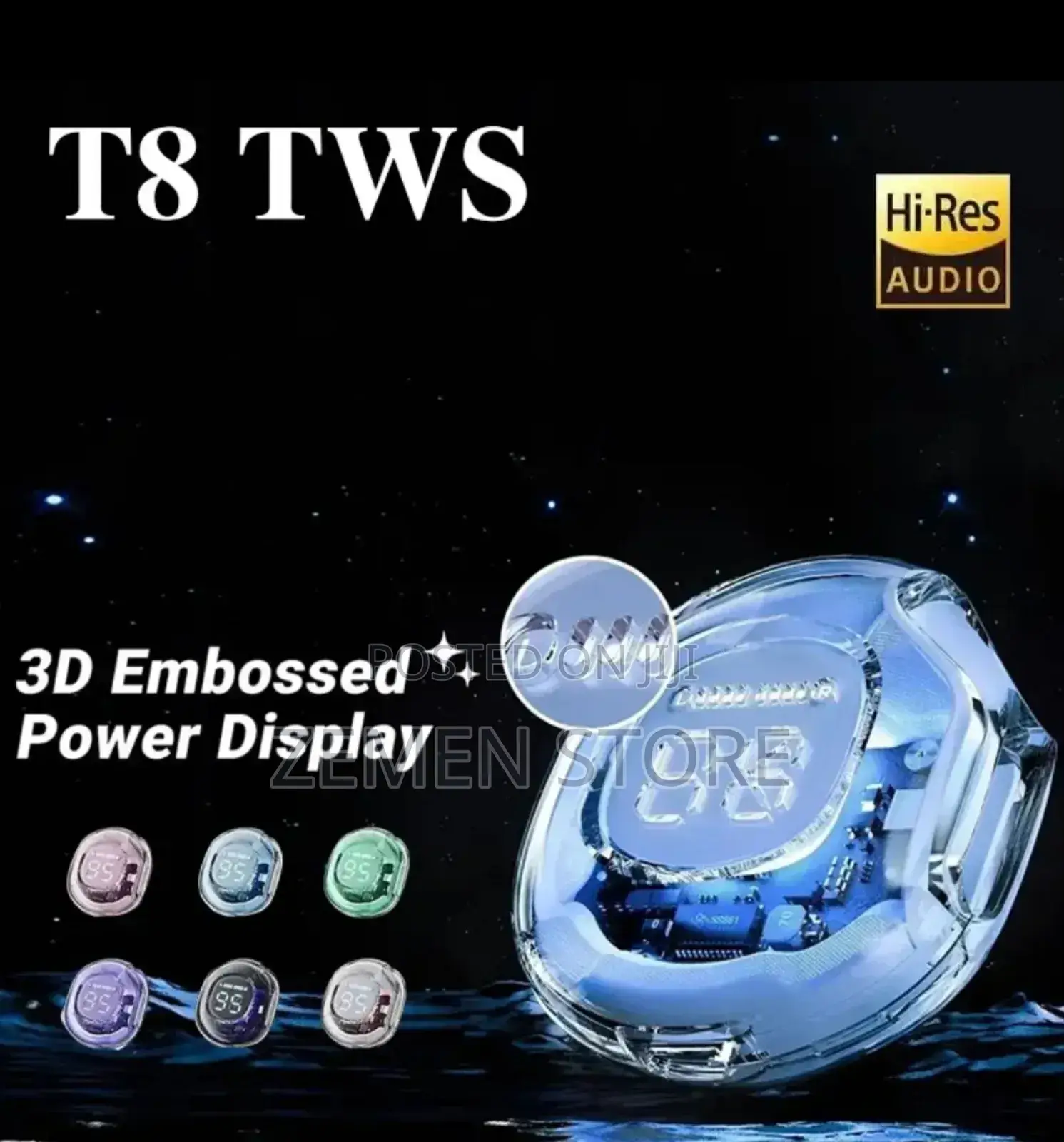High Quality T8 TWS Earbuds