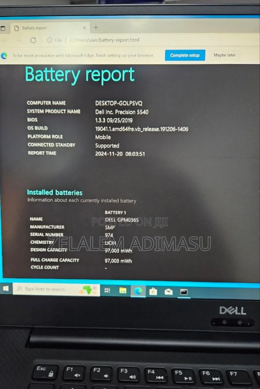 New Laptop Dell Precision 5540 16GB Intel Core I9 SSD 512GB