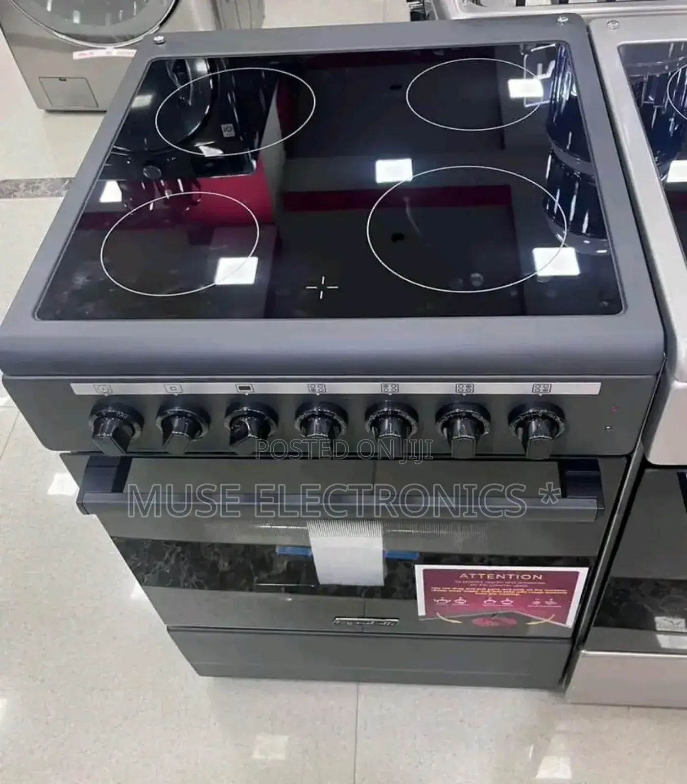 Deluxe 60/60 4electric Ceramic Standing Oven