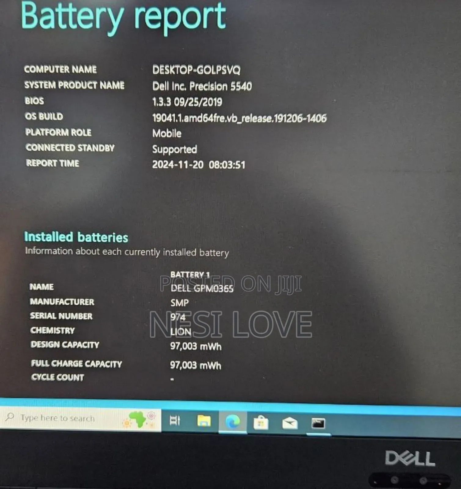 New Laptop Dell Precision 5540 16GB Intel Core I9 SSD 512GB