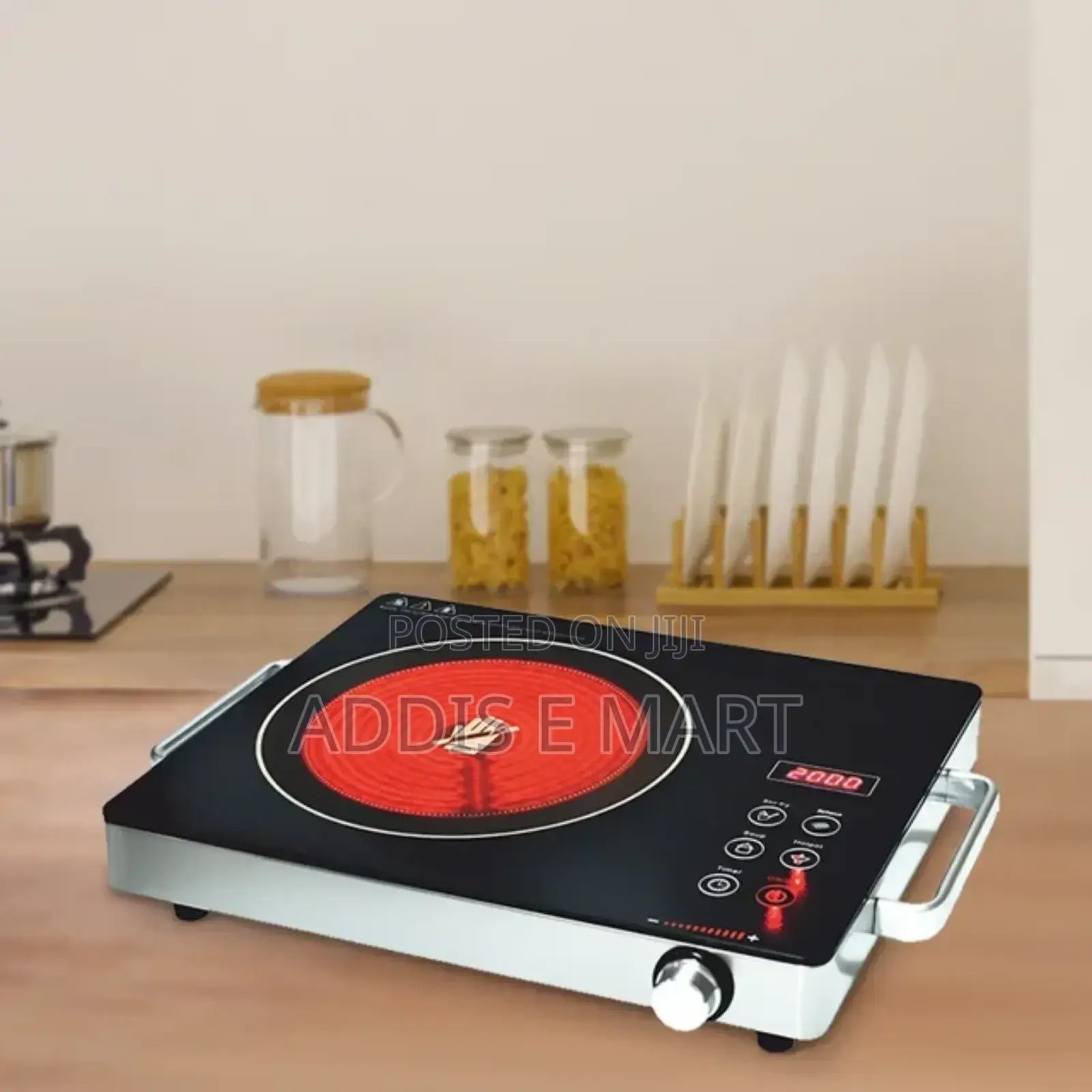 Gelinjie Touch Stove ሙሉ መስታውት ስለሆነ ፍስሽ የማያስገባ