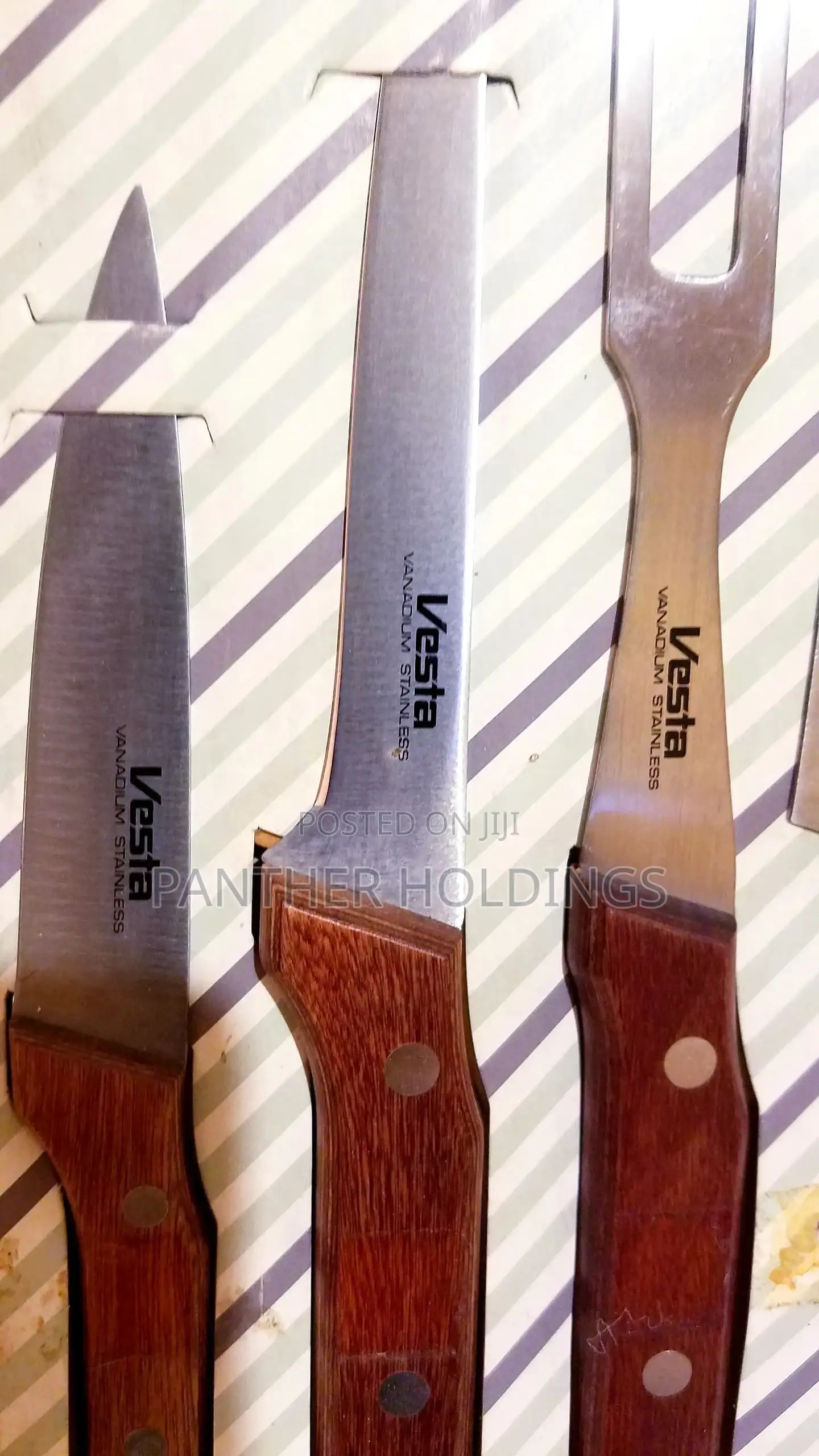 Made in Japan Vesta Gold Series Vanadium Stainless Knife Set