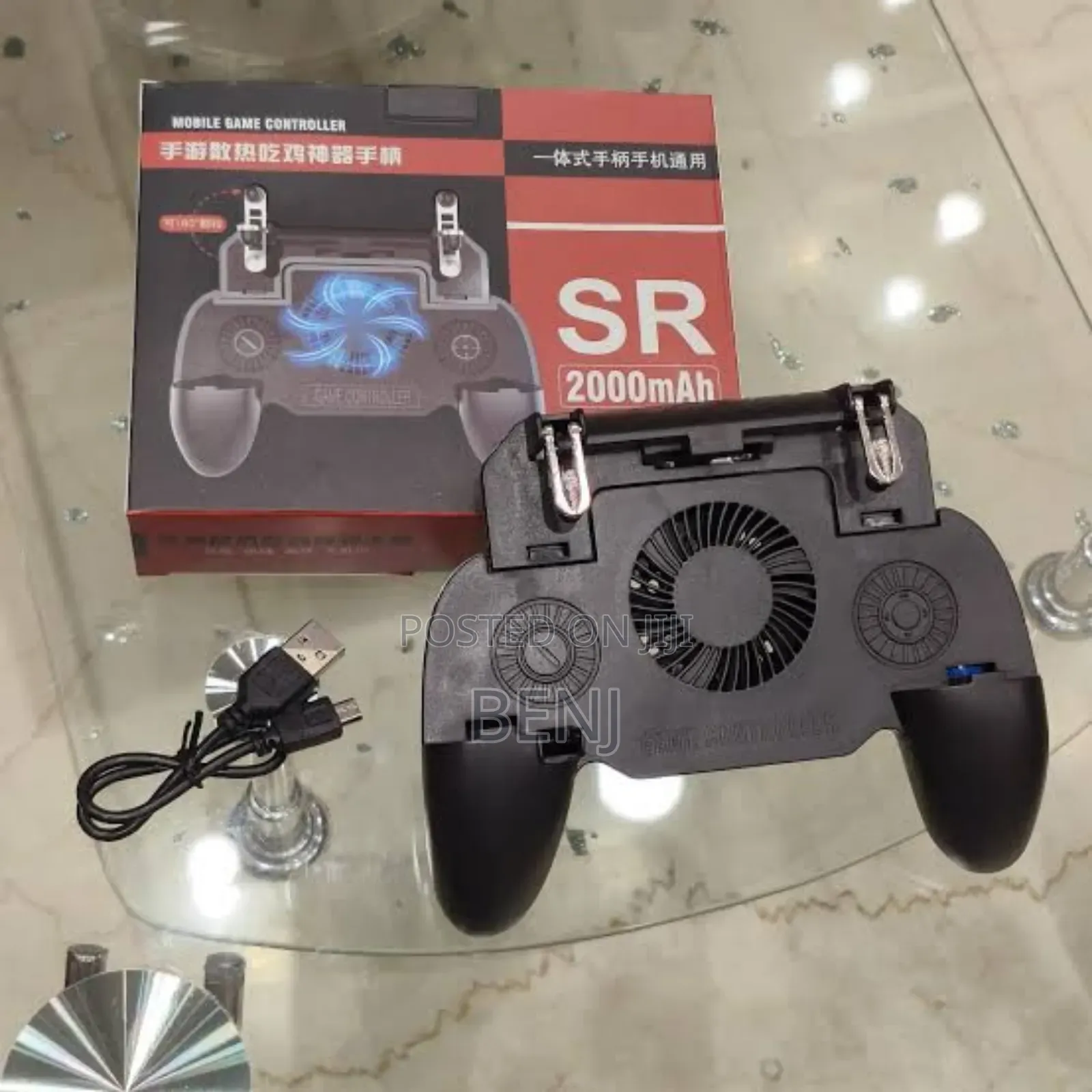 Sr Mobile Game Controller Pad Joystick | 2000mah Cooling Fan