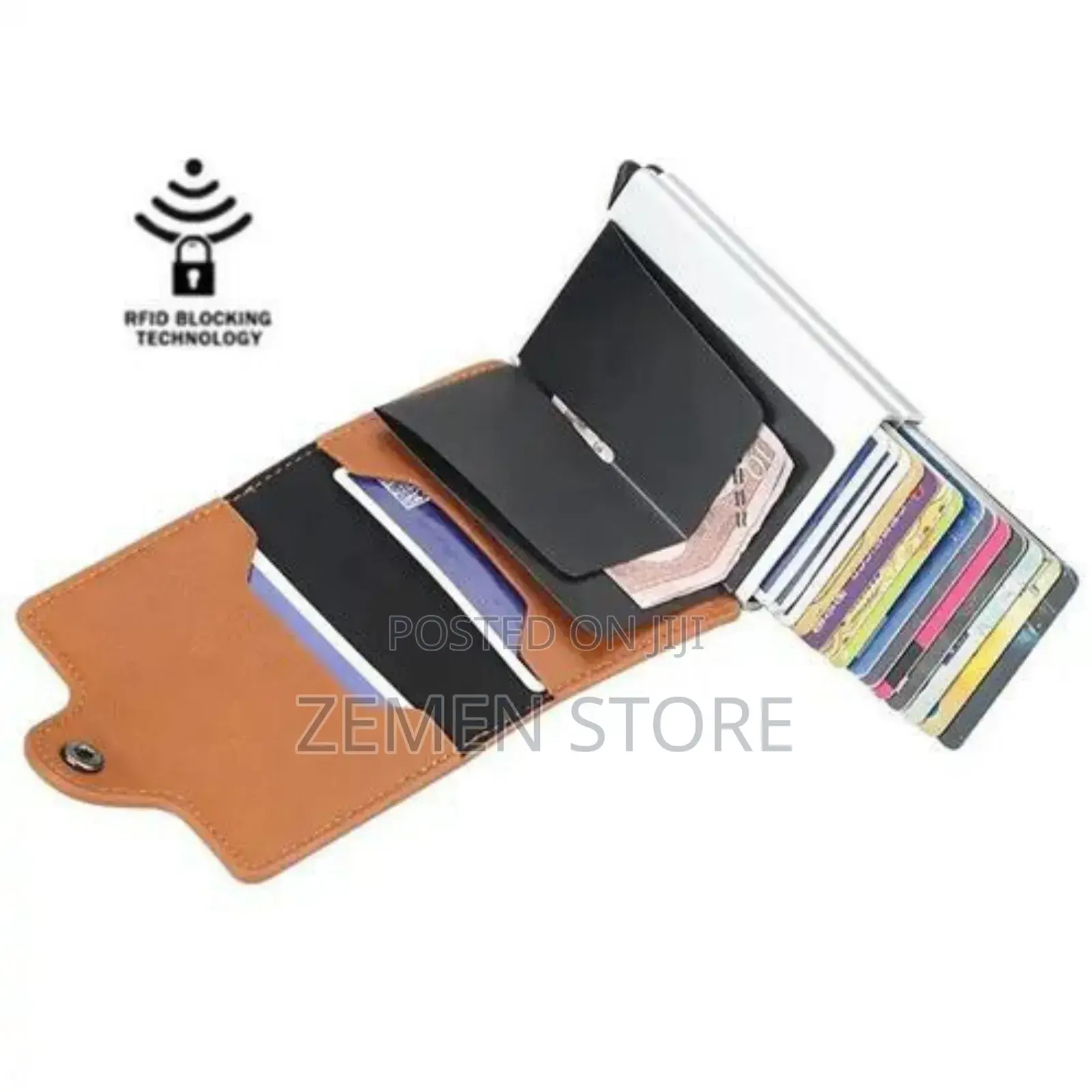 Anti-theft Slim Card Holder Wallet Genuine