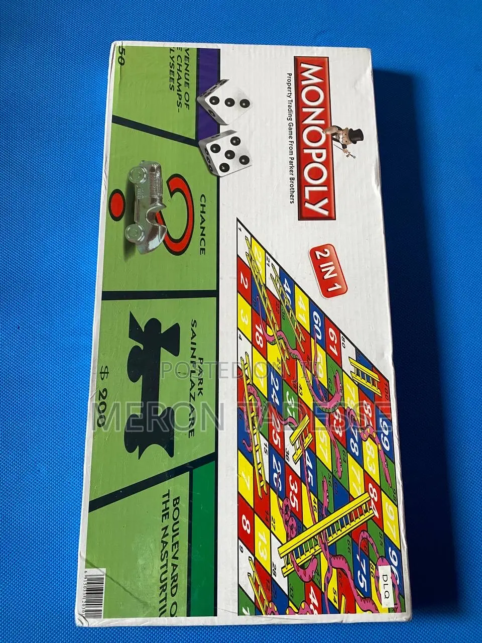 ሞኖፓሊ Monopoly Property Game + Snakes Ladders Adventures !