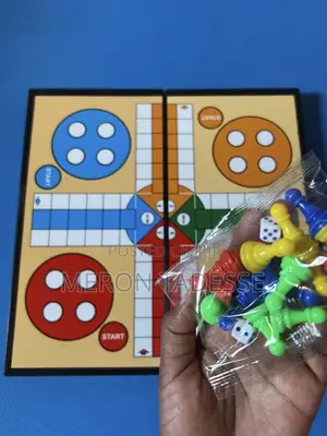 ሉዶ + ቼስ + ዳማ Ludo 3-in-1 Ludo, Checkers, and Chess,